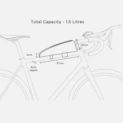 Restrap Race Top Tube Bag Rahmentasche Für Das Oberrohr Schwarz (1,5 Liter) -Fahrrad Verkaufsgeschäft 59202803 06mExKdzagiWwPm 1280x1280