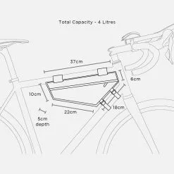 Restrap Race Frame Bag Rahmentasche (4 Liter) Schwarz -Fahrrad Verkaufsgeschäft 59202804 04A4hdA5xL5vHPz 1280x1280