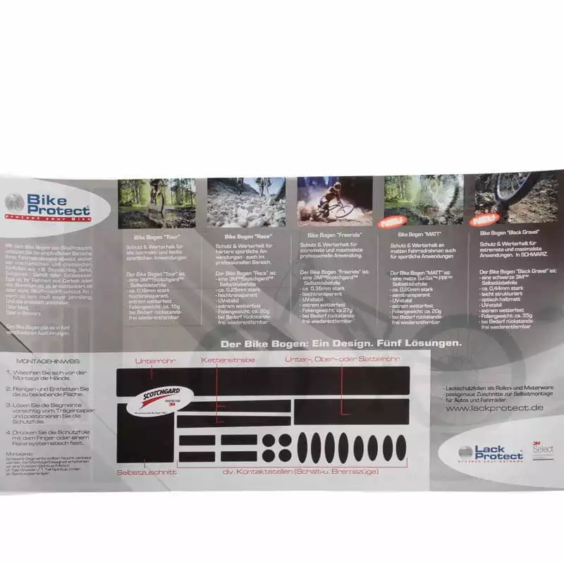 Enjoyyourbike BikeProtect Bike-Bogen Race Lackschutzfolie - Transparent, Matt 8 Enjoyyourbike BikeProtect Bike-Bogen Race Lackschutzfolie - Transparent, Matt – Bild 6