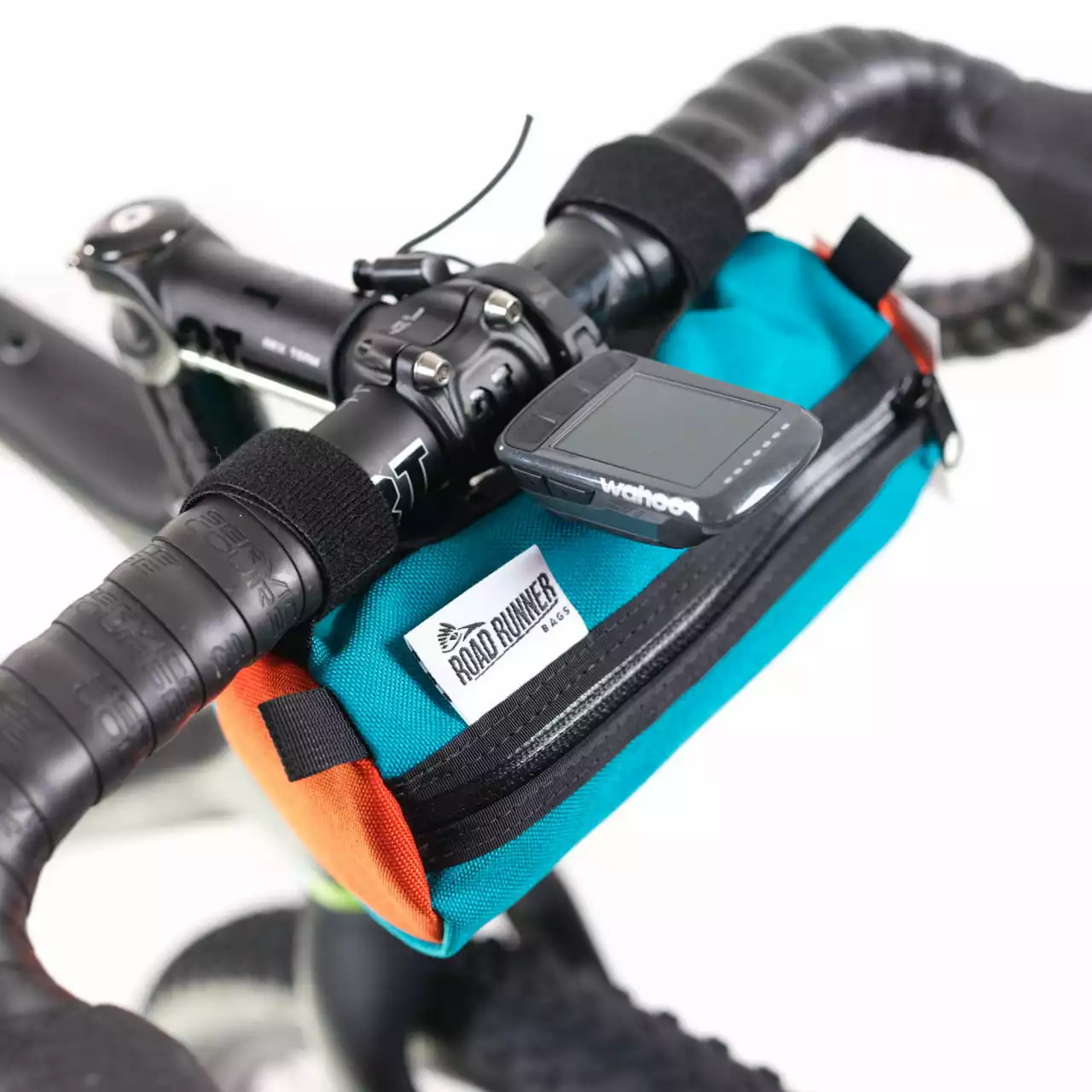 Road Runner Bags Burrito Türkis / Orange Handlebar Bag Frontloader Lenkertasche 3 Road Runner Bags Burrito Türkis / Orange Handlebar Bag Frontloader Lenkertasche
