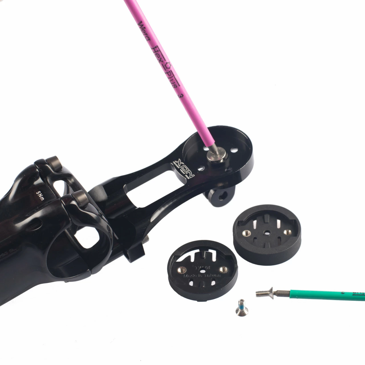 XON Universal-Vorbauhalter Combo CNC-Alu Für Garmin / Wahoo Fahrradcomputer + GoPro 8 XON Universal-Vorbauhalter Combo CNC-Alu Für Garmin / Wahoo Fahrradcomputer + GoPro – Bild 6