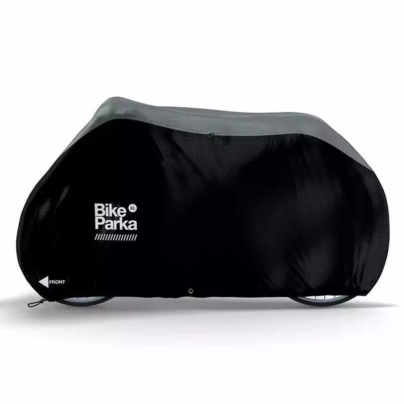 BikeParka XL Fahrradüberzug Für Große Fahrräder Schwarz 3 BikeParka XL Fahrradüberzug Für Große Fahrräder Schwarz