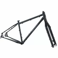 Salsa Cycles Salsa Fargo Stahl-Rahmenset Gr. M - Schwarz