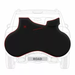 VELOSOCK Transport-Fahrradüberzug Black E Red Für Road-Bikes (Durable + Water Repellent)